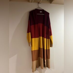 Elle Multicolor Long Cardigan